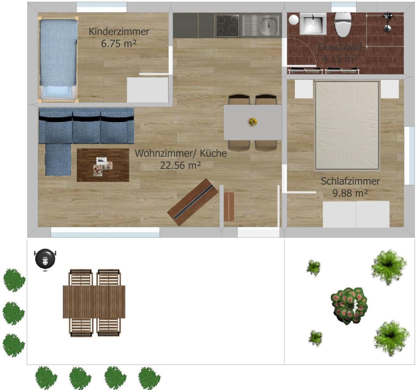 佐森Ferienhaus Eichelhaeher别墅 外观 照片